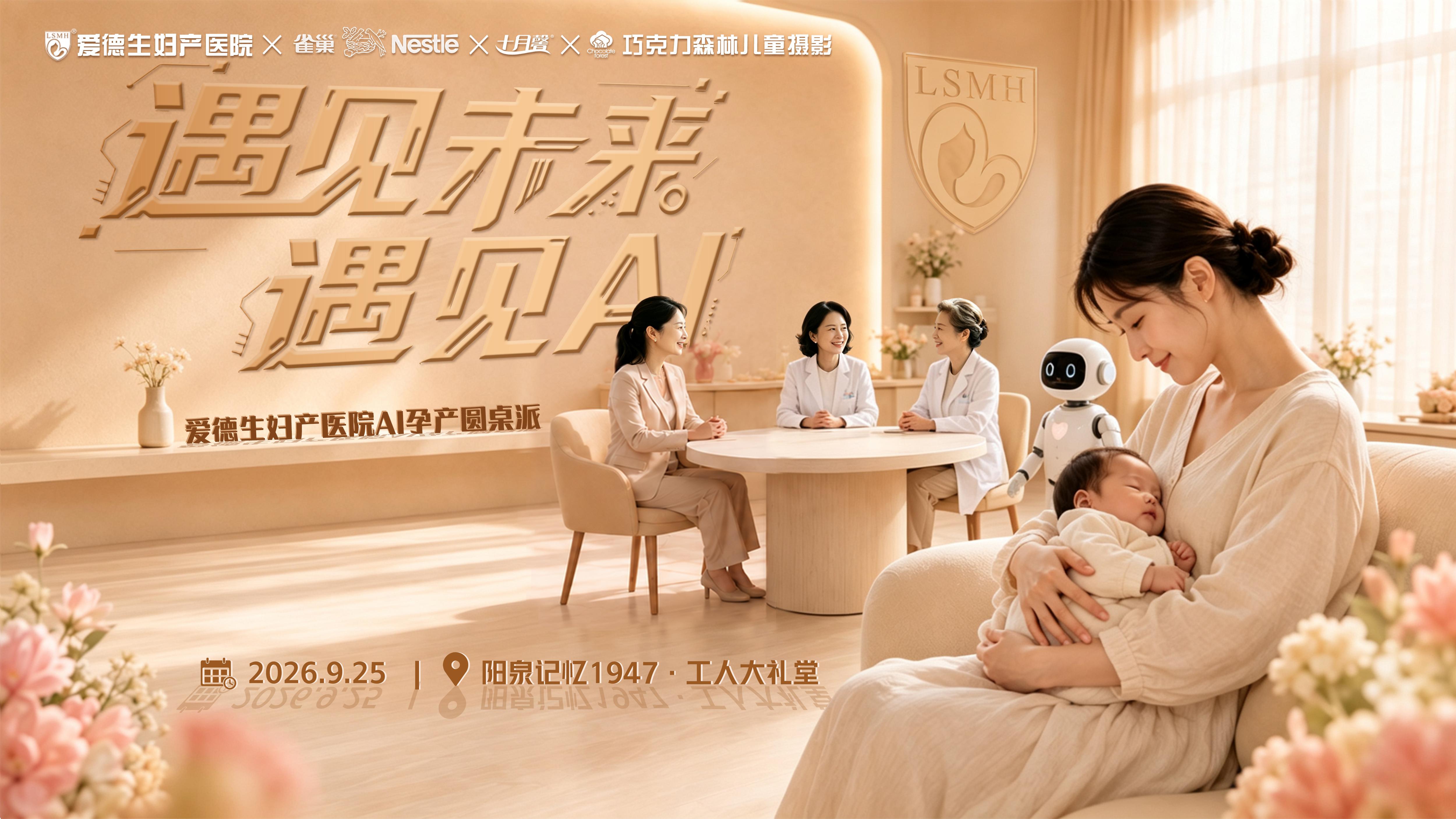官宣丨“遇见未来·遇见AI”——爱德生妇产医院 · AI孕产圆桌派，诚邀全城孕妈参加
